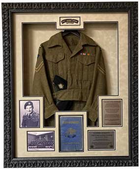Military Medal Framing