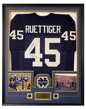 NCAA Football Jersey Framing