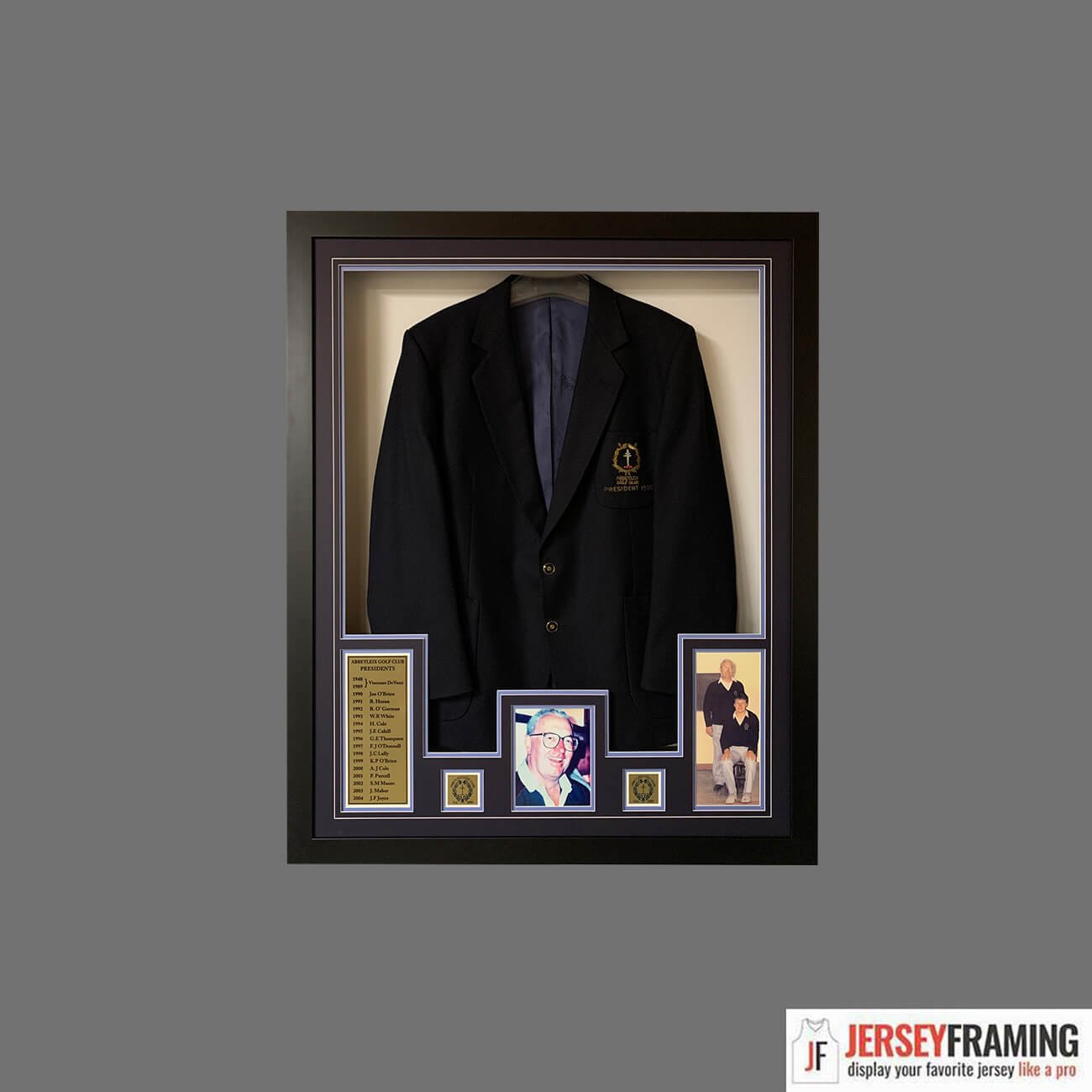 Golf tournament frame