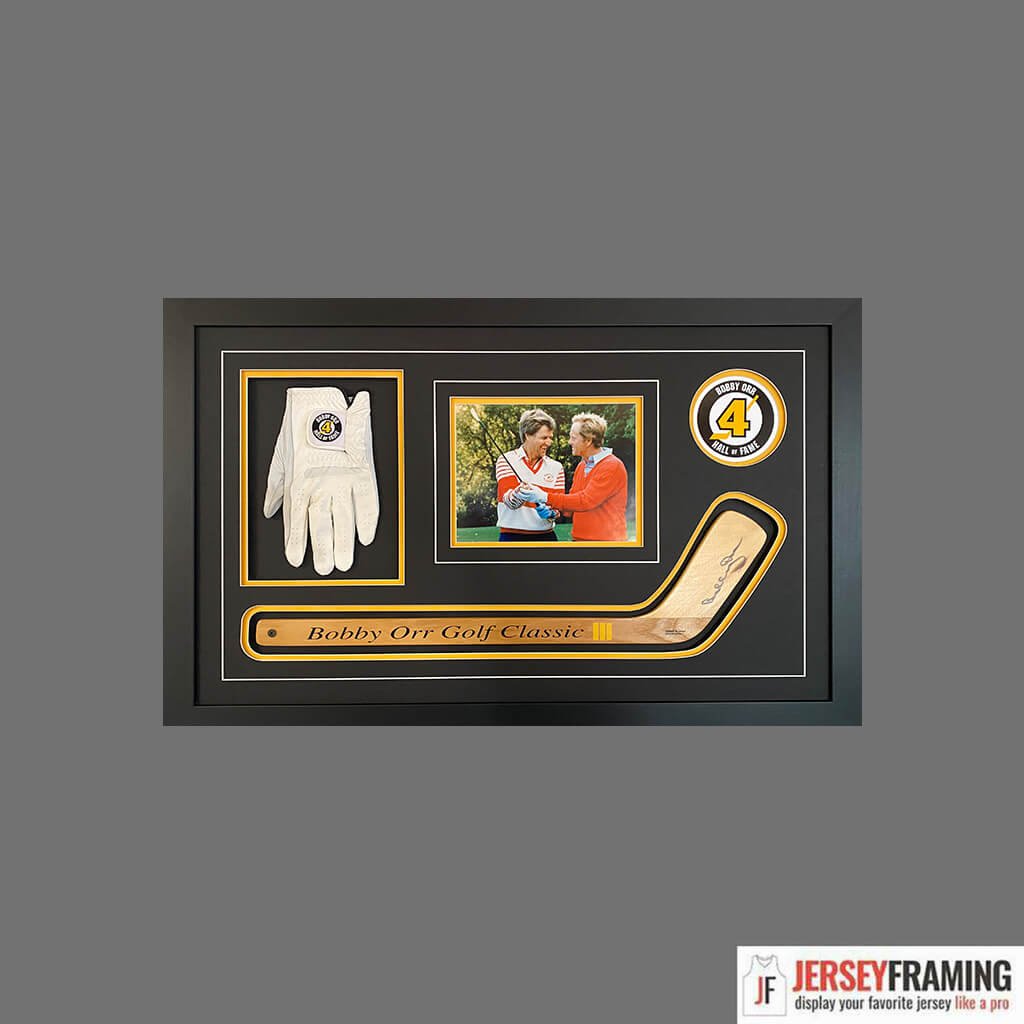 Custom golf memorabilia display