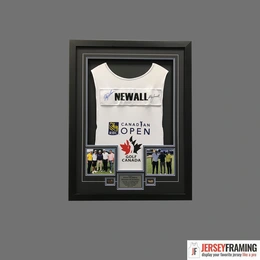 Custom golf ball display frame