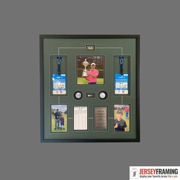 PGA Tour memorabilia framing